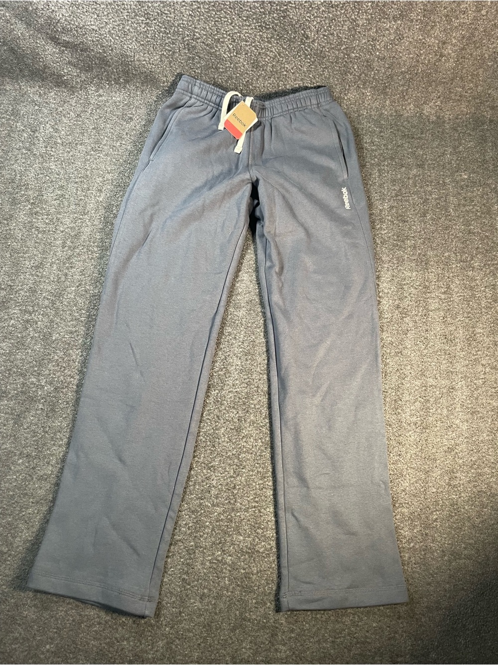 Reebok Men's Graphite Jogger Pants S Activewear Gym AH6262 Drawstring Training